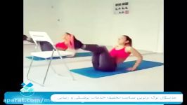 حرکت ورزشی ساده برای سوزاندن چربی شکم