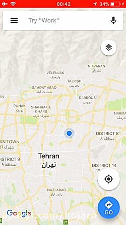 مسیریابی در اپلیکیشن Google Maps