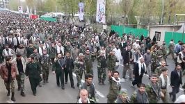 در حاشیه تجمع فرماندهان بسیج سراسر کشور در مصلای تهران
