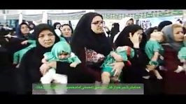 کربلایی سلمان پاینده همایش شیرخوارگان حسینی مصلای جمعه شهرستان نکا