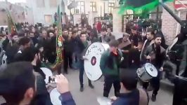 طبل زنی جالب عزاداری مسجد رقیهعلی آباددر محله اوچدکان