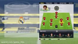 پارت اول fifa 17 بازی realmadrid vs manchesterunaited