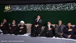 مراسم عزاداری حسینی حضور آیت الله خامنه ای 2017