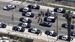 Los Angeles Police Car Chase 16 Cars + 50 Cops .vs 15 Years Old Girl