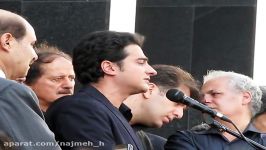 Homayoun Shajarian in Meshkatian Exequy  همایون شجریان در مراسم ختم پرویز مشکاتیان  قاصدک