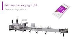 Packaging chocolate  horizontal flow wrapping machine  FCB  loeschpack.com