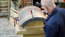 How to make curved plywood panels without a bagpress