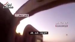 فیلم کشته شدن داعشی ها در هنگام فرار تانک