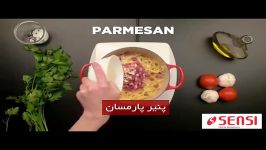 فیلم آموزشی تهیه چیپس اسپاگتی پنیر پارمسان