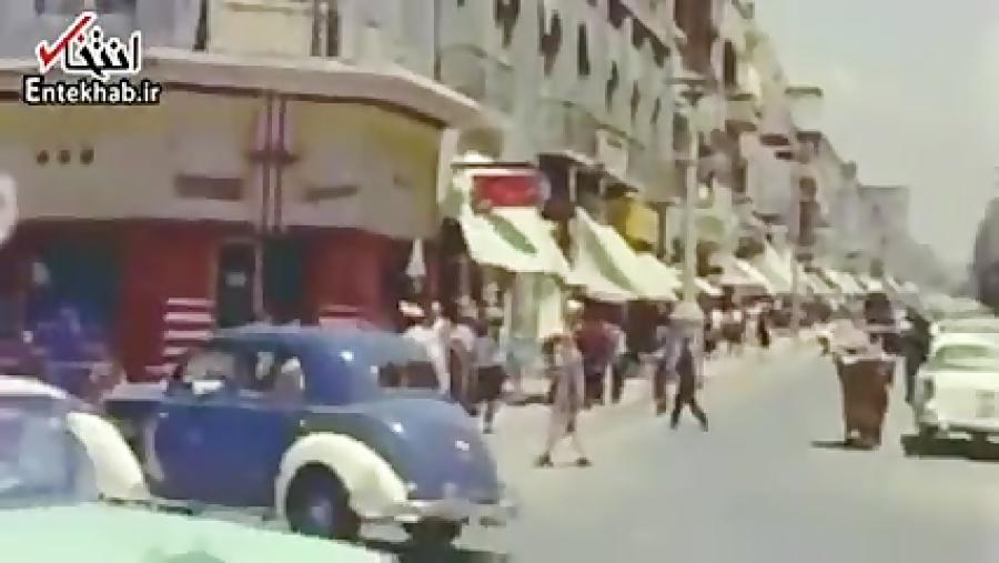 فیلم ویدئوی رنگی خیابان لاله زار در سال35