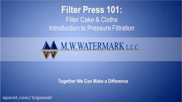 M.W. Watermark Filter Press 101 How a Filter Press Works