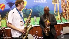 2016 Winter NAMM  Derek Brown Marcus Strickland duo