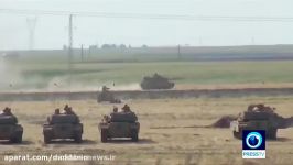 ورود صدها تانک زره پوش ارتش ترکیه به مرز عراق