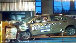 تست تصادف بی وای دی F3 مدل 2007 BYD F3 Crash Test