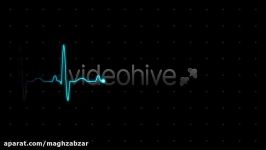 مجموعه ویدیوی موشن گرافیک مانیتور نمایش ضربان قلب EKG