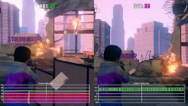 مقایسه فریم ریت بازی Saints Row The Third XO vs X360