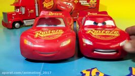 Disney cars 3 Lightning mcqueen change and race fabulous lightning McQueen pixar