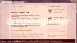 How to Fix the 500 internal server error in WordPress