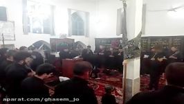 مراسم زنجیر زنی در مسجد جامع روستای جمایران