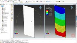 ABAQUS tutorial EP035 Accuracy of element in plate problem
