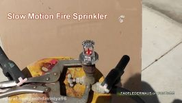 How do FIRE SPRINKLERS Work slomo