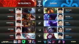 SKT vs C9  Worlds Group Stage Match Highlights 2017