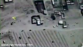 لحظه اصابت موشک های کالیبر کروز روسیه به مواضع تروریست