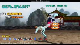 Tekken 3 PSX Hwoarang All 10 Hits Combos