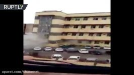 بمب گذار انتحاری لحظه ای خود را در داخل دادگاه لیبی منف