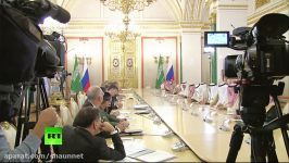 Russia Saudi Arabia talks in Moscow STREAMED LIVE