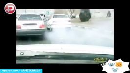 تعقیب گریز اکشن پلیس های ایرانی راننده متخلف