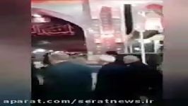 لحظه ورود ظریف به حرم مطهر امام حسین علیه السلام