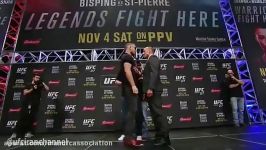 UFC 217  Bisping vs St Pierre Press Conference Face Off