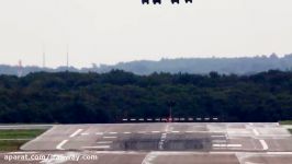 Save Landing Emirates Airbus A380 800 in Düsseldorf by Crosswind DUS