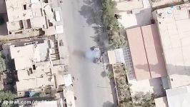 حمله داعش پهباد مسلح به خودروی ارتش سوریه دردیرالزور