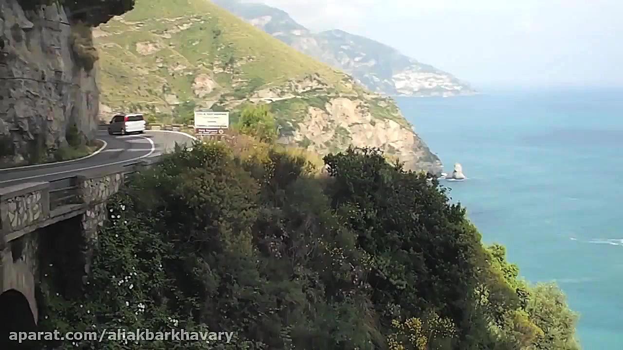 Sorrento  Positano  Amalfi 행 SITA BUS 차창풍경