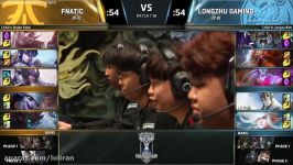 Fnatic vs Longzhu Highlights S7 World Championship 2017 Group B Day 4 Game 4  FNC vs LZ