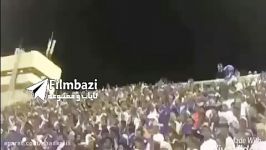 شعار هوادارن عرب در بازی پرسپولیس