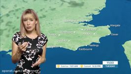 Holly Green  First Forecast On ITV Meridian Weather 02Oct2017 HD