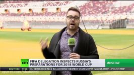 Luzhniki Stadium FIFA delegation inspects Russias preparations for World