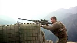 شلیك های تك تیر انداز usa اسلحه M107 علیه عوامل طالبان