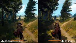 کیفیت بازی The Witcher 3 Wild Hunt بر روی PS4 Pro