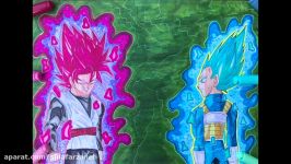 Drawing Goku Black SSJ Rose vs Vegeta SSJ Blue  Drawing Battle VS Hajid Art