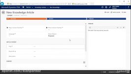 Customer Service Create a knowledge article from scratc