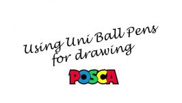 HOW TO USE A UNIBALL FINELINER PEN  DRAWING TUTORIAL