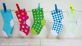 TUTORIAL  How to make Origami Socks