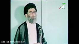 مراسم تنفیذ ریاست جمهوری آیت الله خامنه ای در سال 1364