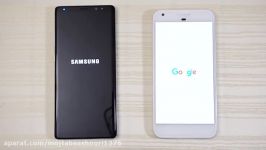 Pixel XL Android 8.0 Oreo vs Galaxy Note 8  Speed Test