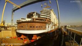 Harmony of the Seas Full construction time lapse by STX France