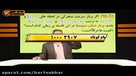 فیزیک کنکور موسسه حرف آخرتست حرکت دو بعدی کامیار